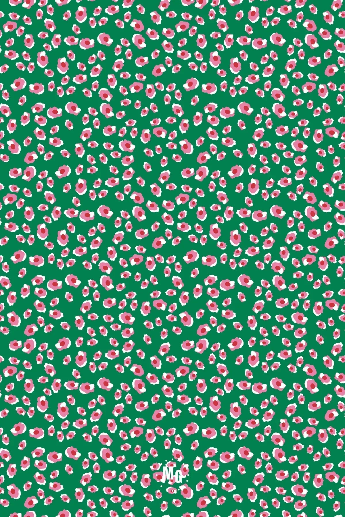 Zoom sur notre motif Léopard Vert