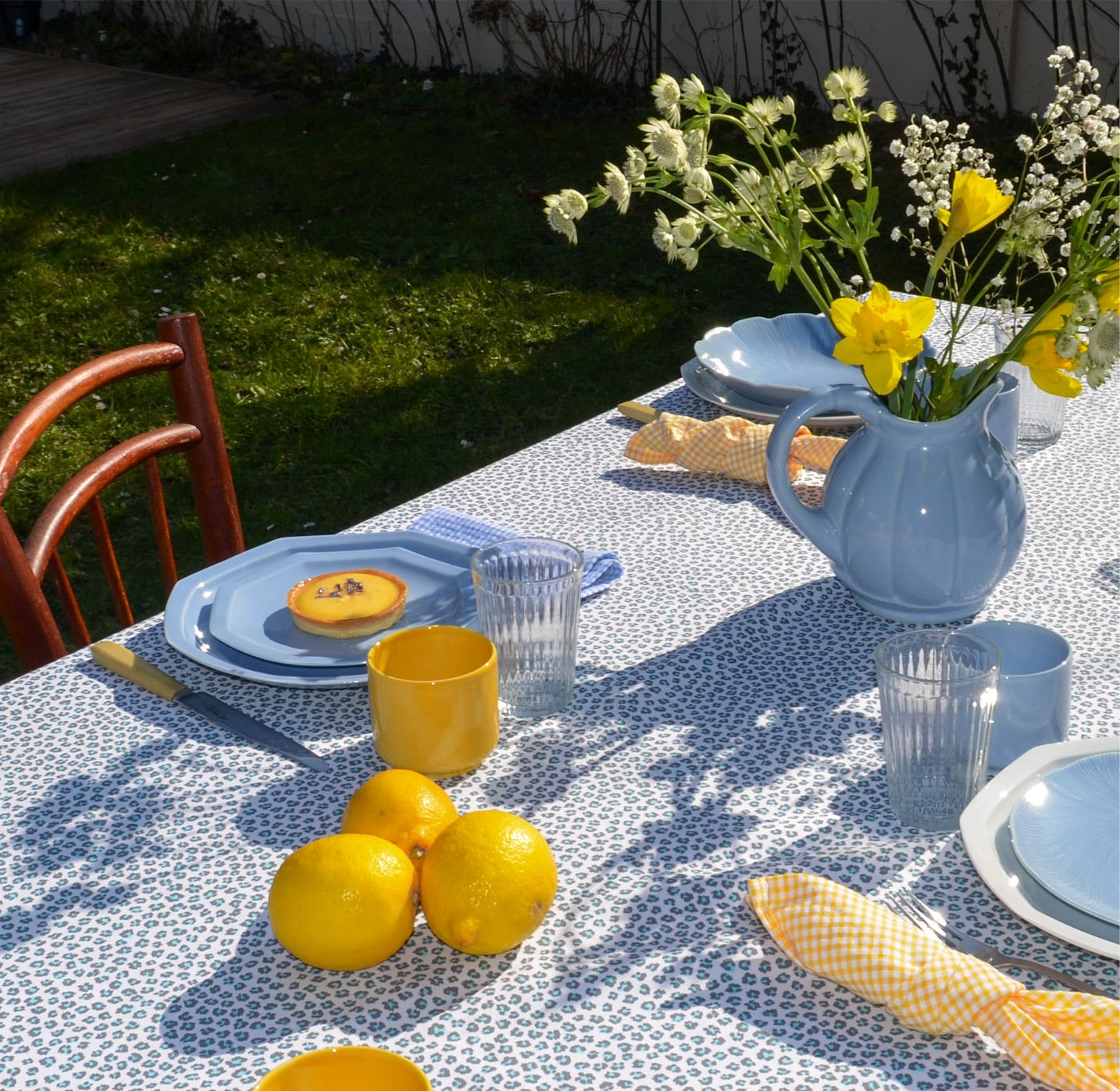 Nappe motif Graou bleu - Graou Bleu