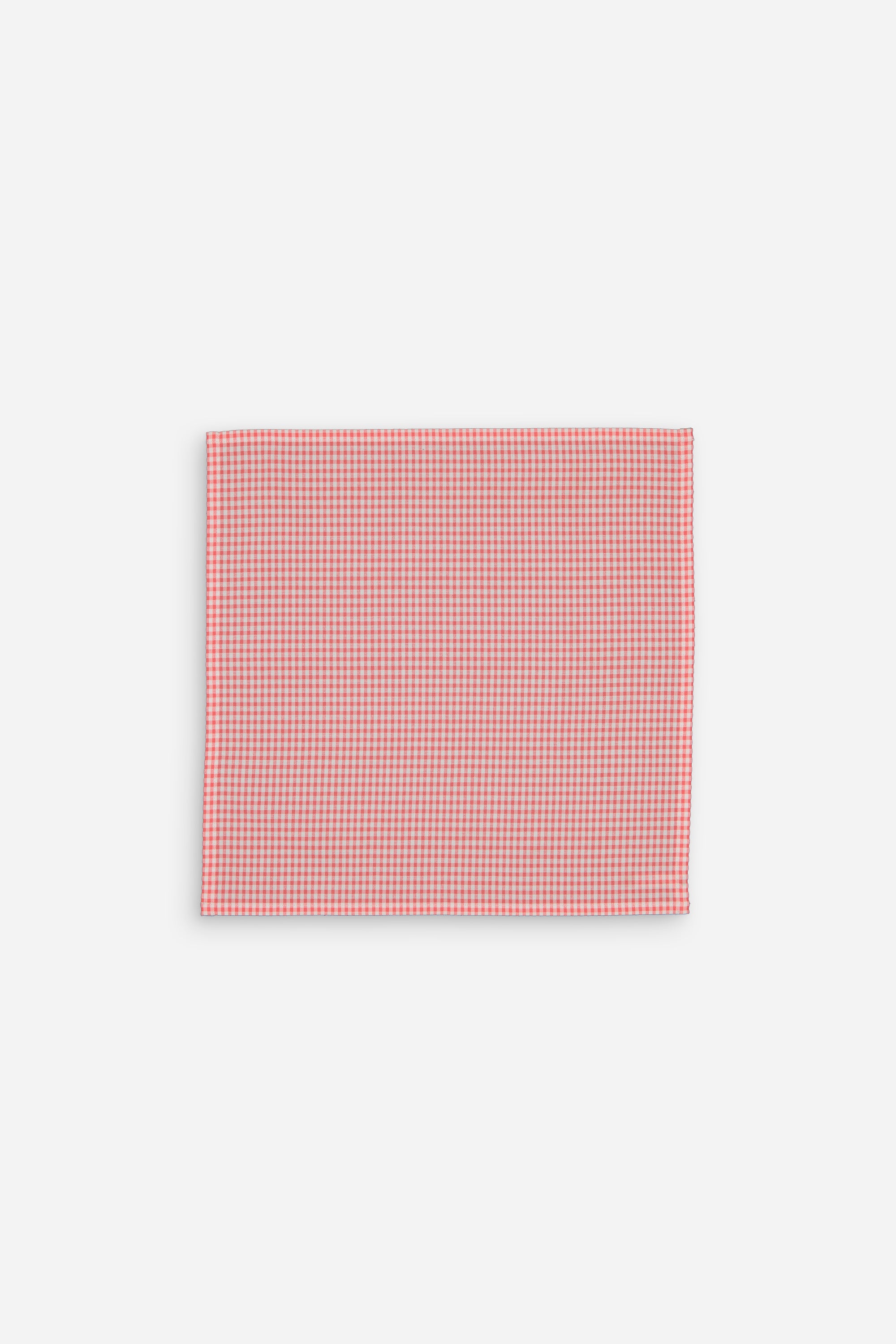 Serviette de table petit vichy corail - Lot de 2