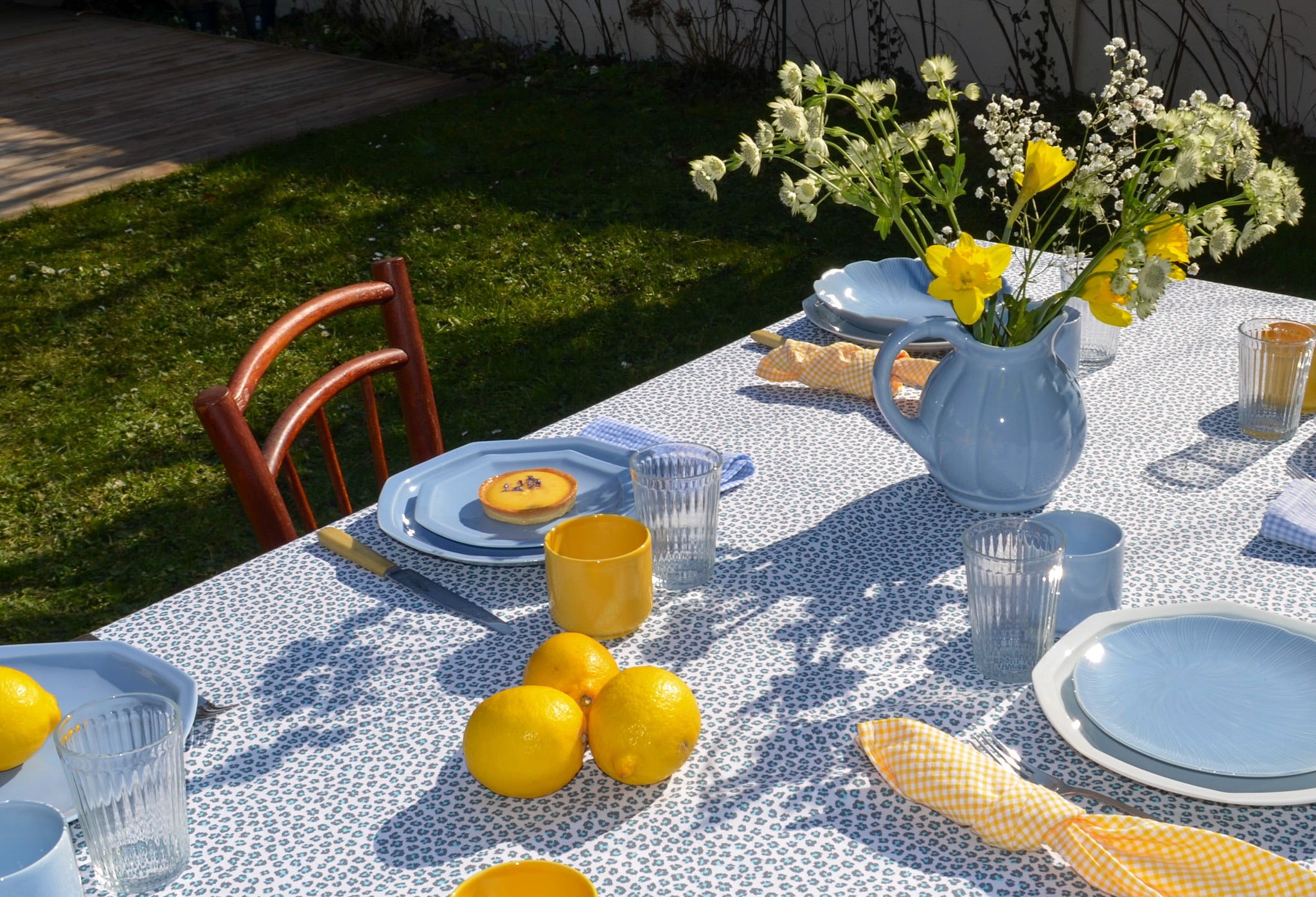 Nappe motif Graou bleu - Graou Bleu