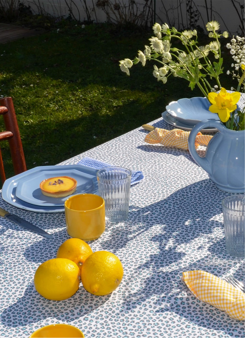 Nappe motif Graou bleu - Graou Bleu