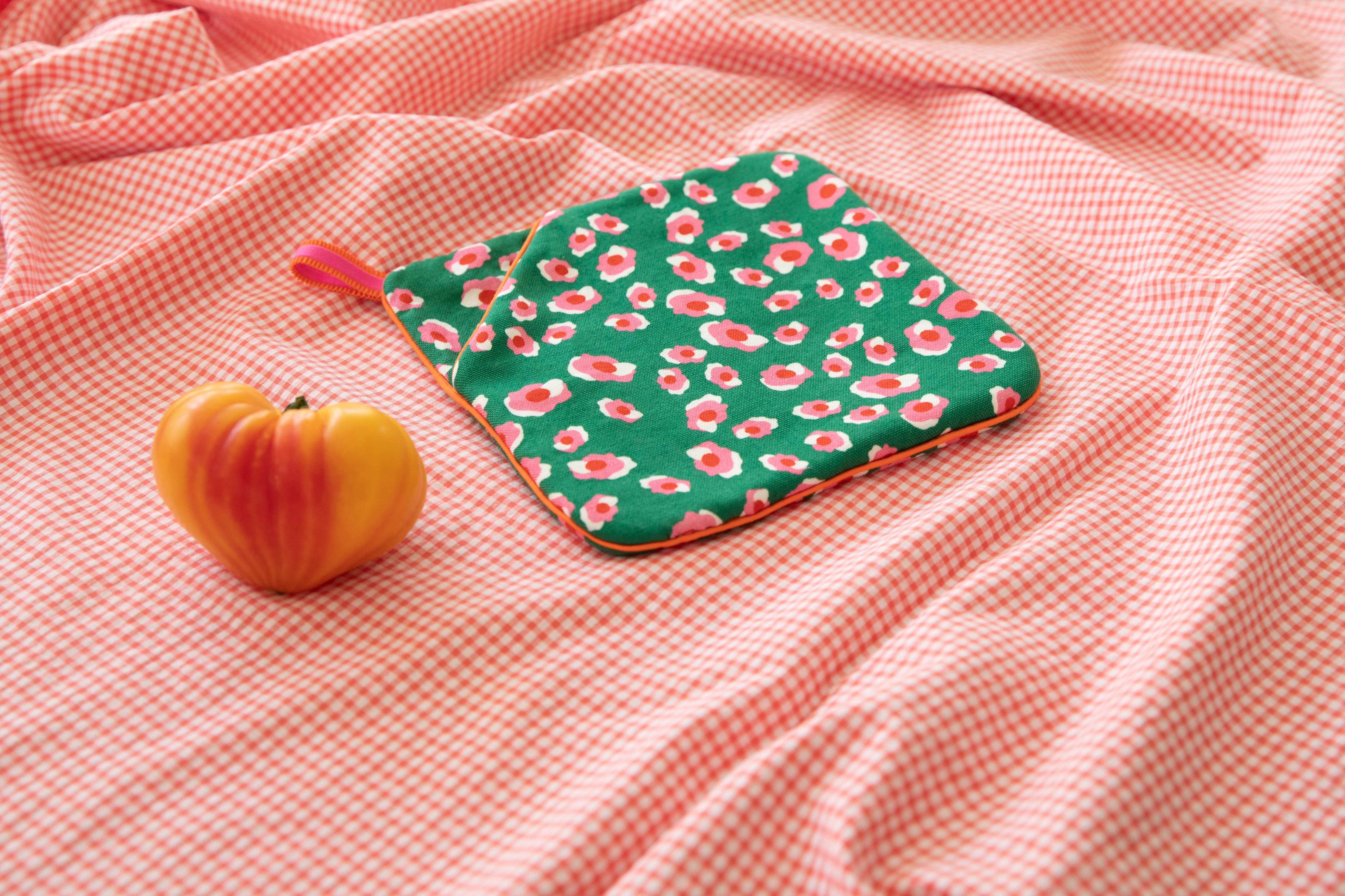 Gant + Manique de cuisine motif léopard vert