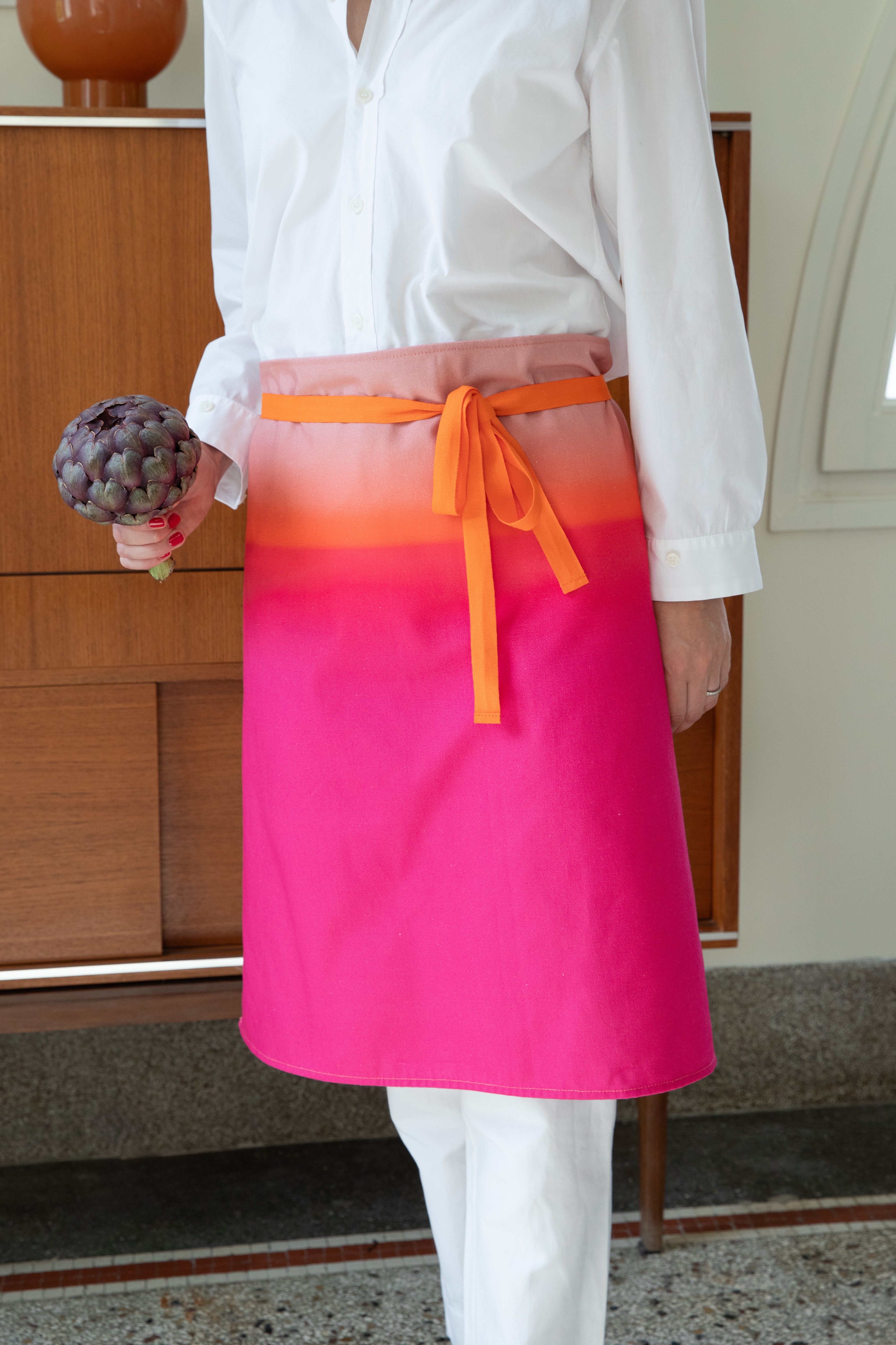 Tablier de cuisine jupe motif gradient