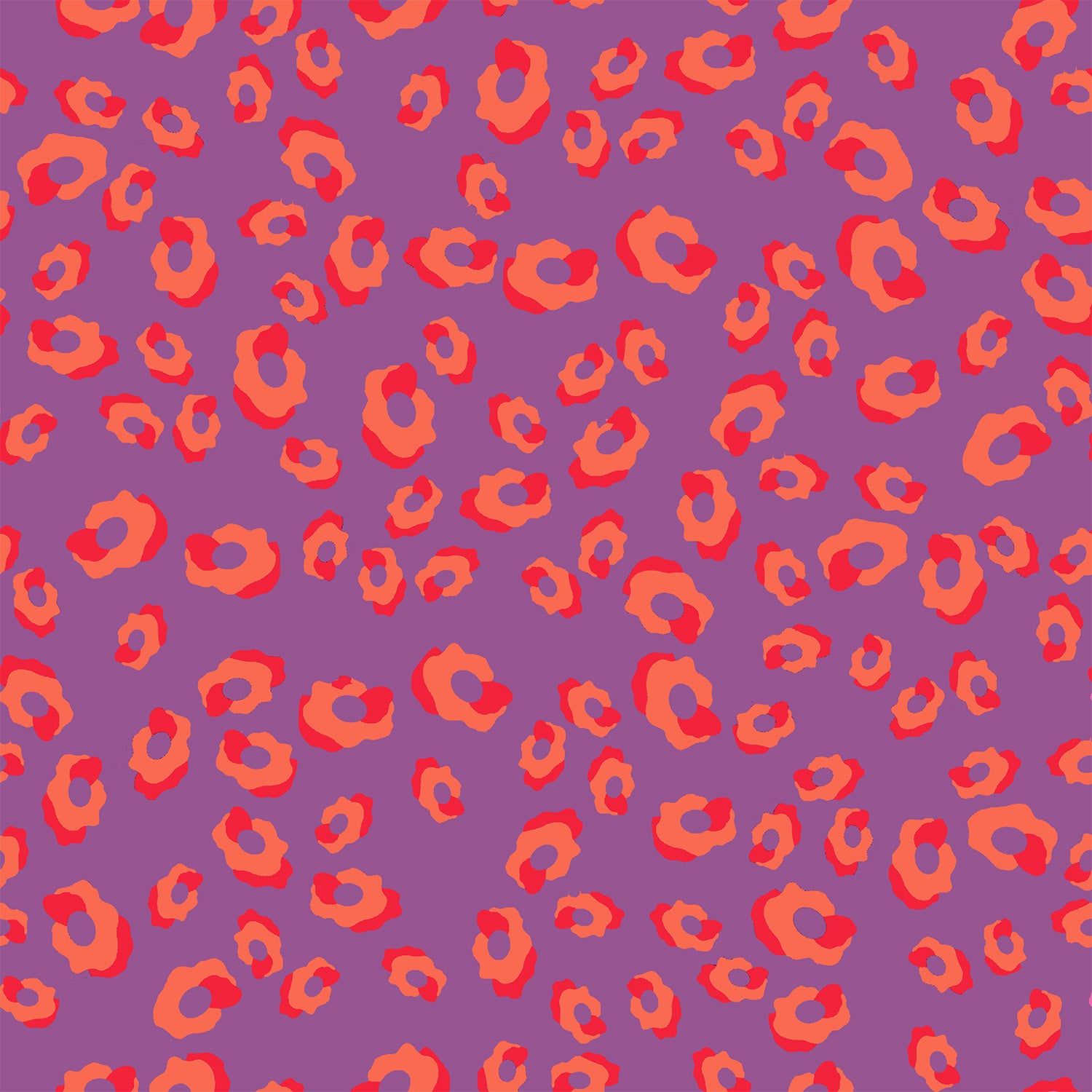 Motif léopard violet Maryne Guyot créations