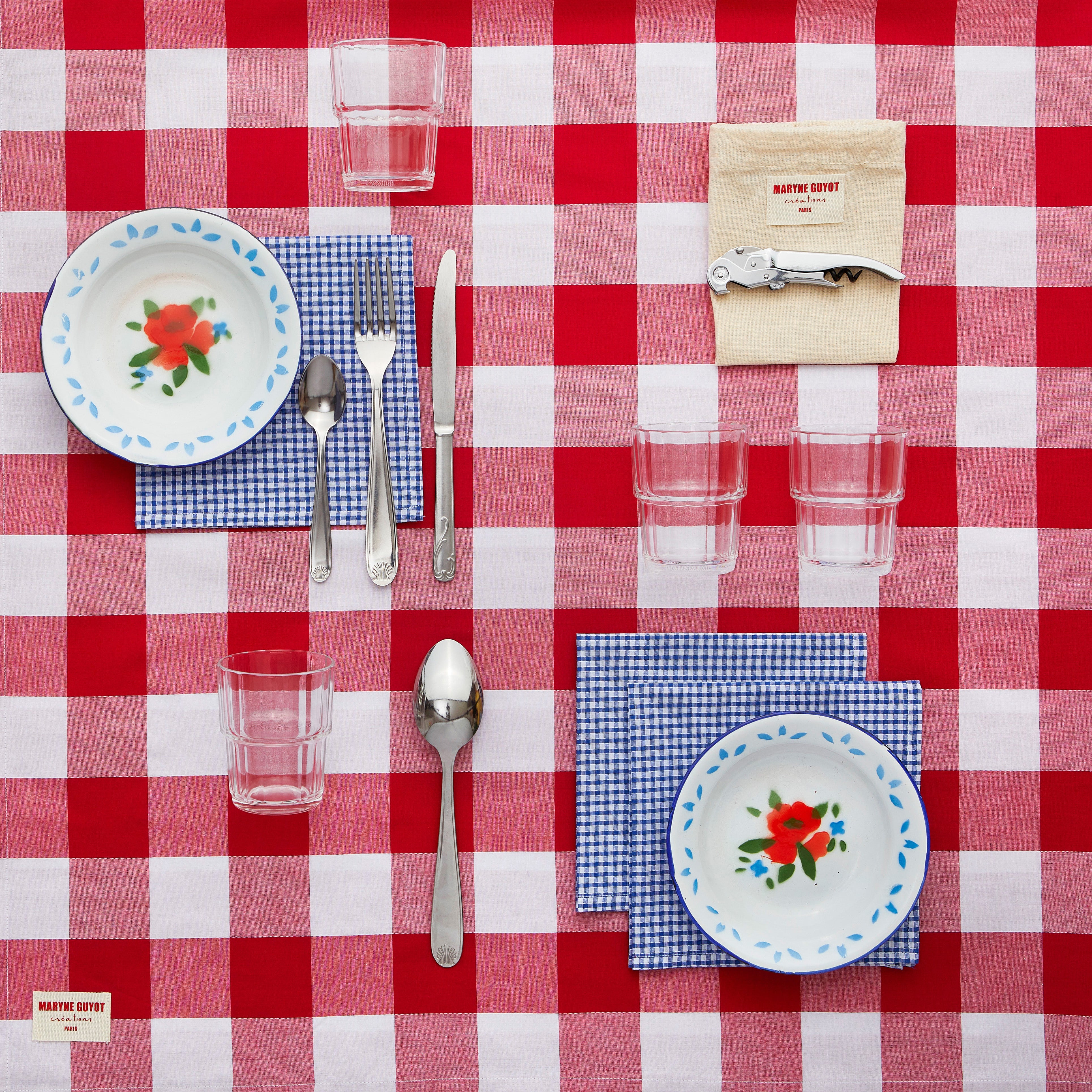 Coffret art de la table nomade - Groseille