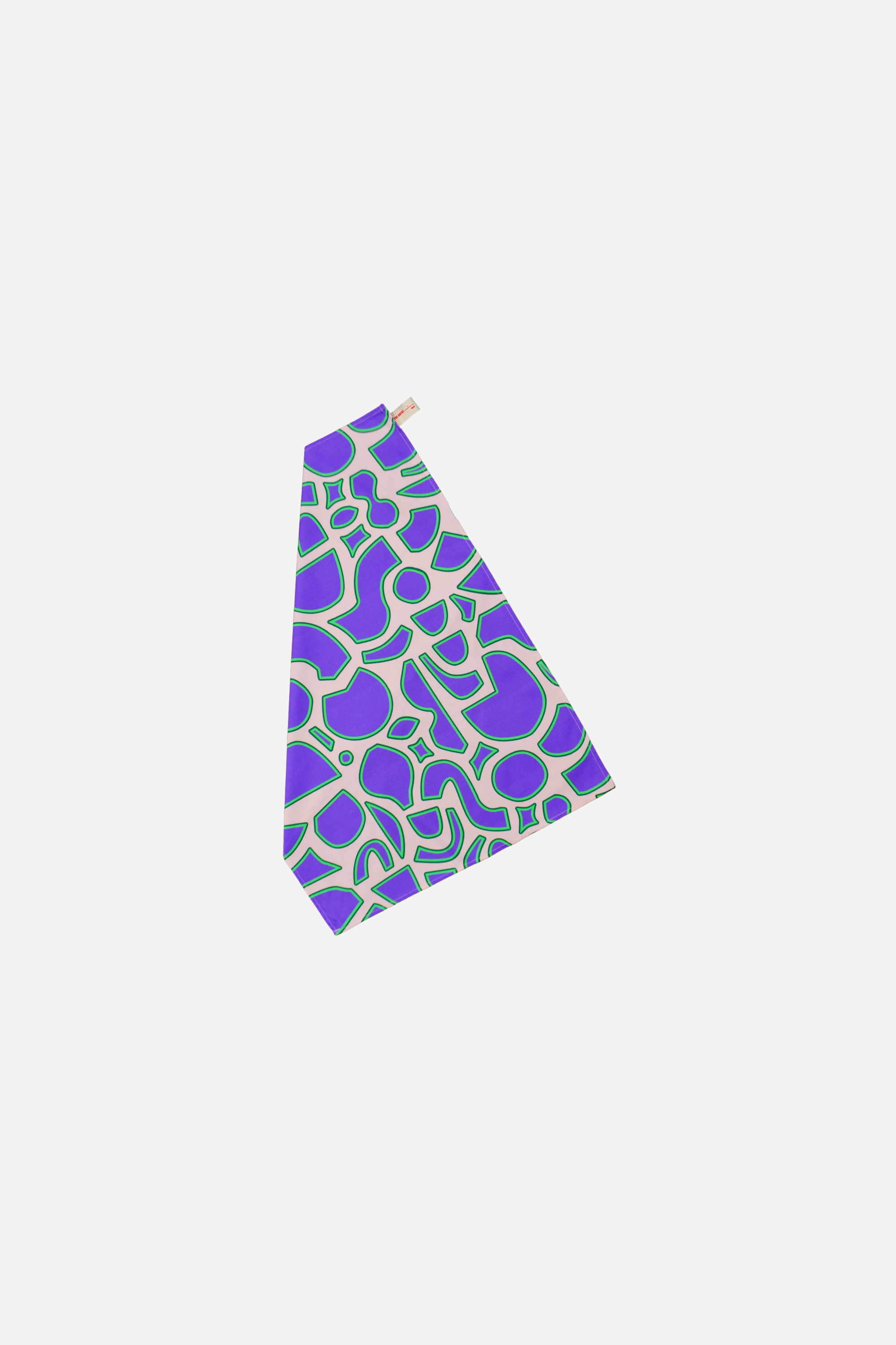 Torchon de cuisine motif spiral violet et green 100% coton