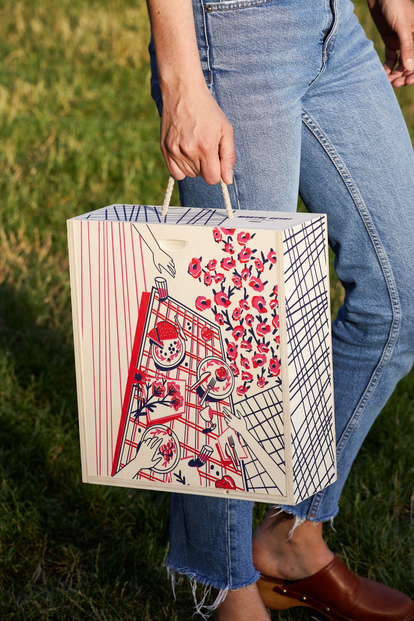 Coffret art de la table nomade - Blueberry